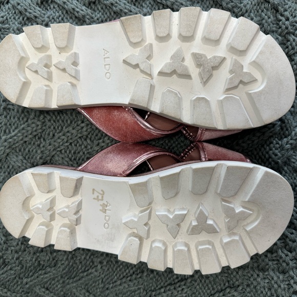 Aldo Sz.6 velour slides - Picture 2 of 6